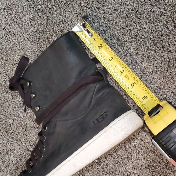 Ugg Australia Starlyn High top lace up Leather Boots sneakers shoes 9.5 - Picture 11 of 14